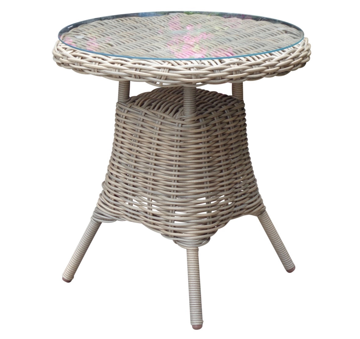 Amalfi Bistro Table With Glass Top